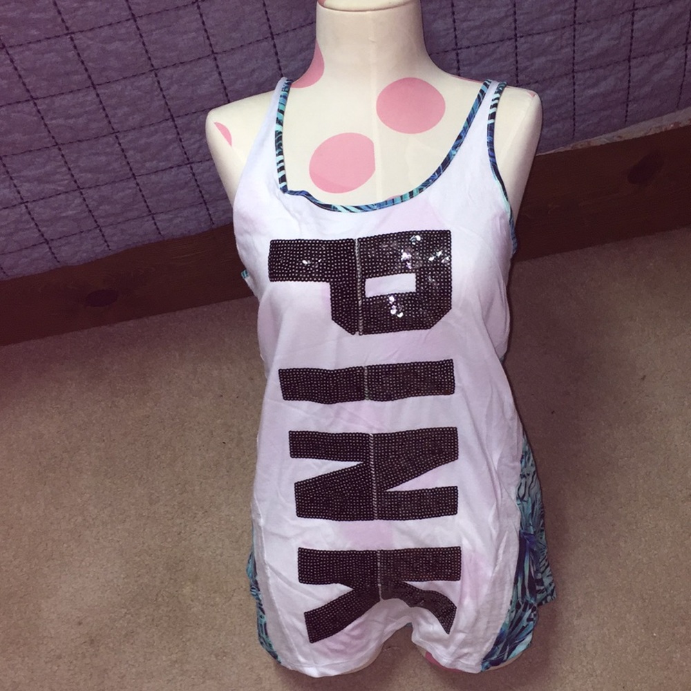 PINK HTF FERN Collection Tank Top Sz Med BNWOT